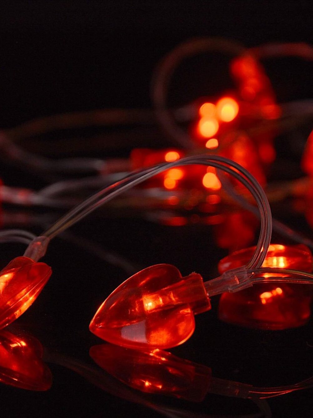 Valentine Lights Heart Shaped String Lights for Mother's and Father's Day, Weddi